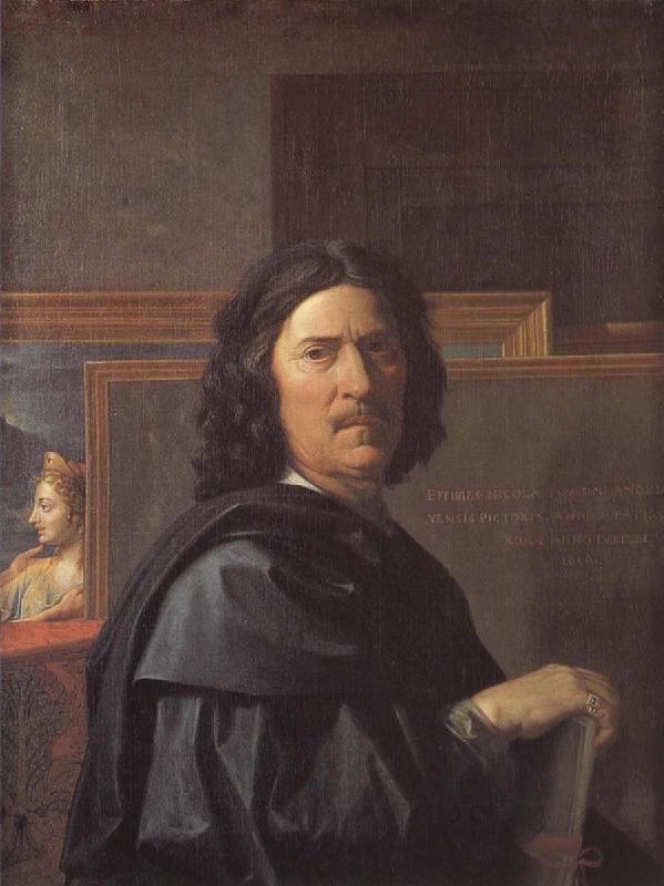 Nicolas Poussin Self-Portrait oil painting image